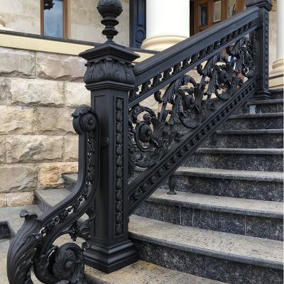 cast aluminum stair railing