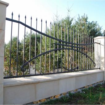 Custom iron fence