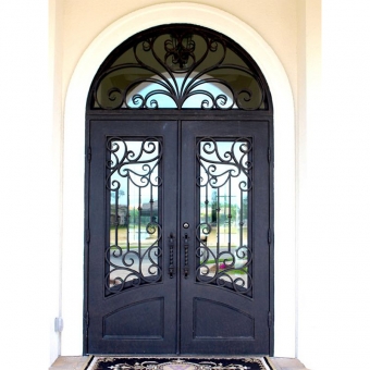 main wrought iron entry doors